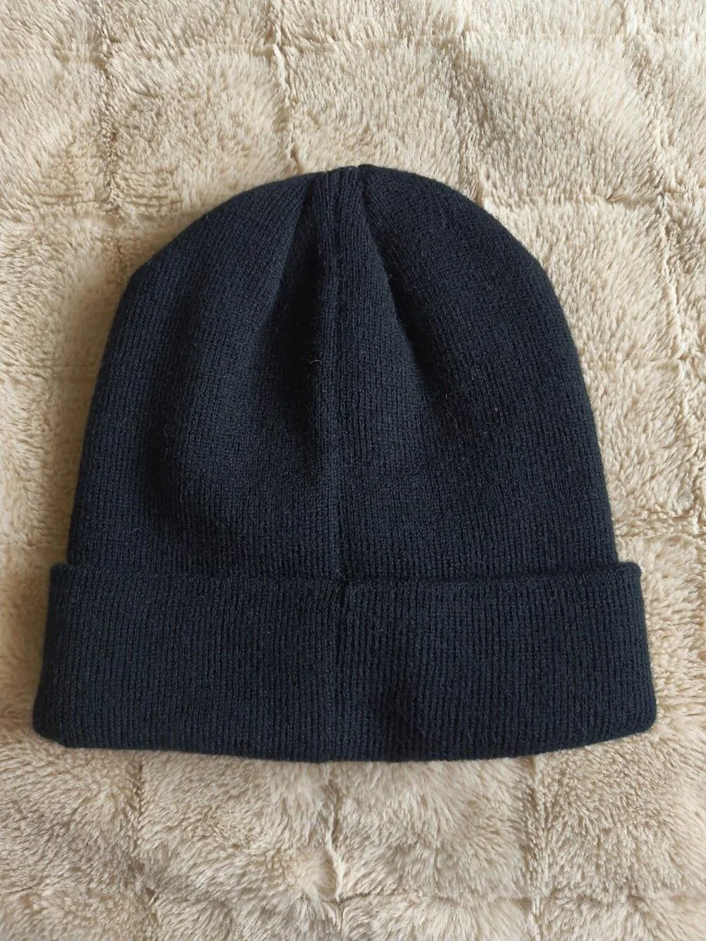 Black Graphic Beanie